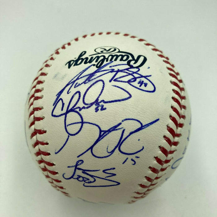 2012 Boston Red Sox Team Signed Baseball Manny Ramirez Dustin Pedroia PSA DNA