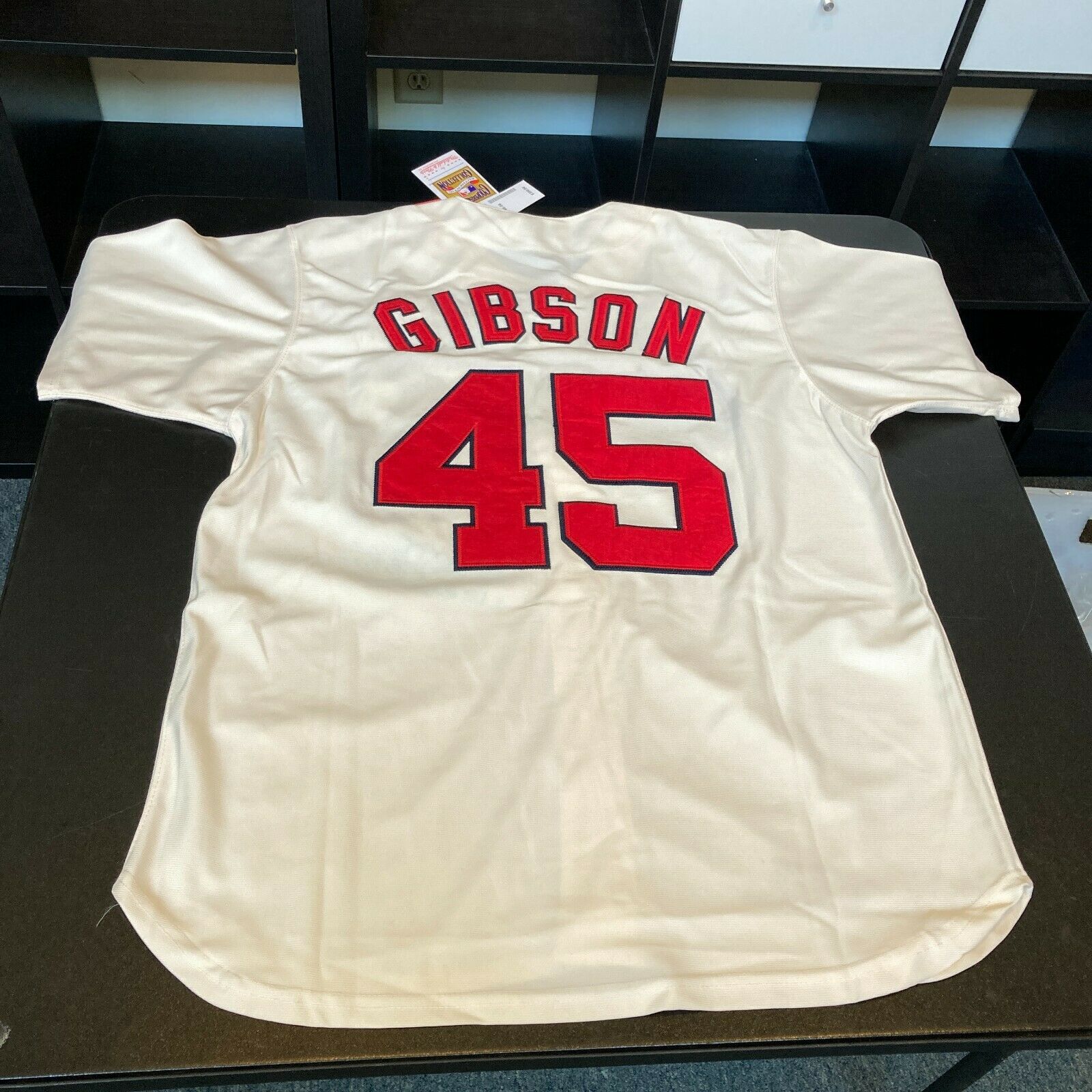 BOB GIBSON ST. LOUIS CARDINALS LIMITED SIGNATURED PRINT T SHIRT MLB (XL)