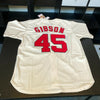 Bob Gibson "1.12 ERA 1968" Signed Authentic St. Louis Cardinals Jersey JSA COA