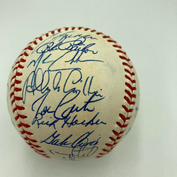 1993 Toronto Blue Jays World Series Champs Team Signed W.S. Baseball JSA COA