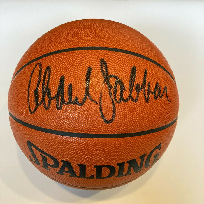 Kareem Abdul Jabbar Signed Spalding Official NBA Game Basketball JSA COA