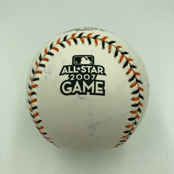 2007 All Star Game Signed Baseball Ichiro Suzuki Justin Verlander MLB Hologram