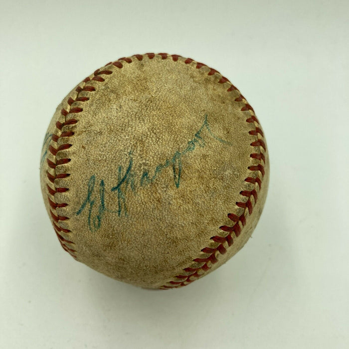 Casey Stengel Signed Game Used Official National League Baseball JSA COA