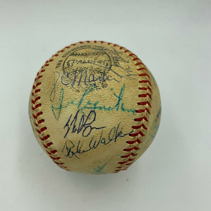 1969 Mets W.S. Champs Team Signed Baseball Nolan Ryan Tom Seaver Gil Hodges JSA