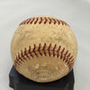 Rare 1940's Schoolboy Rowe Single Signed Game Used AL Harridge Baseball JSA Auto