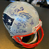 2004 New England Patriots Super Bowl Champs Team Signed Helmet Tom Brady Steiner
