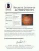 Tim Duncan Pre Rookie 1994-95 Wake Forest Team Signed Basketball Beckett COA