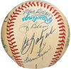 Mickey Mantle Joe Dimaggio Ted Williams Hall Of Fame Multi Signed Baseball JSA
