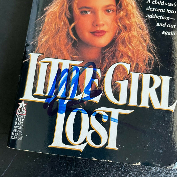 Drew Barrymore Signed Autographed Little Girl Lost Book With JSA COA