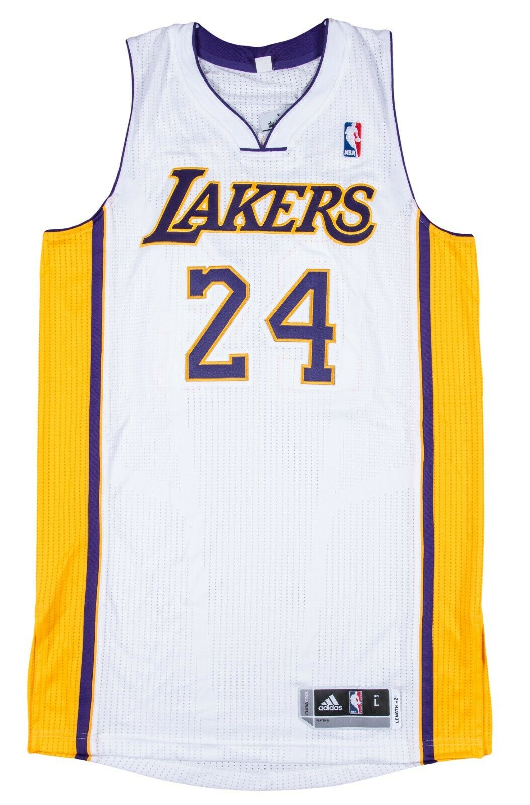 Lakers Kobe Bryant Authentic Swingman Jersey Purple #24 Size XL