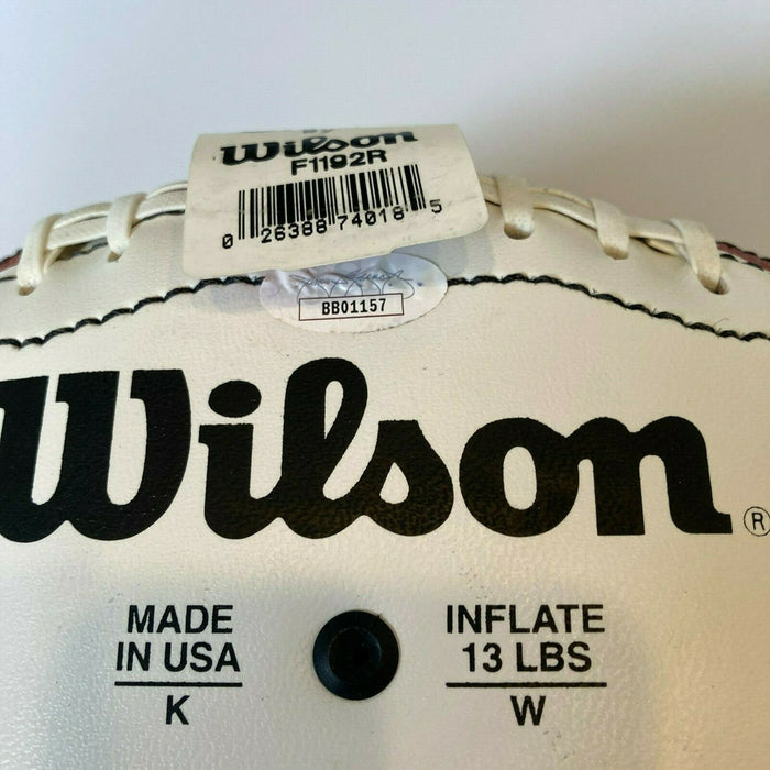 Jim Brown Emmitt Smith NFL Running Back Legends Signed Football JSA COA