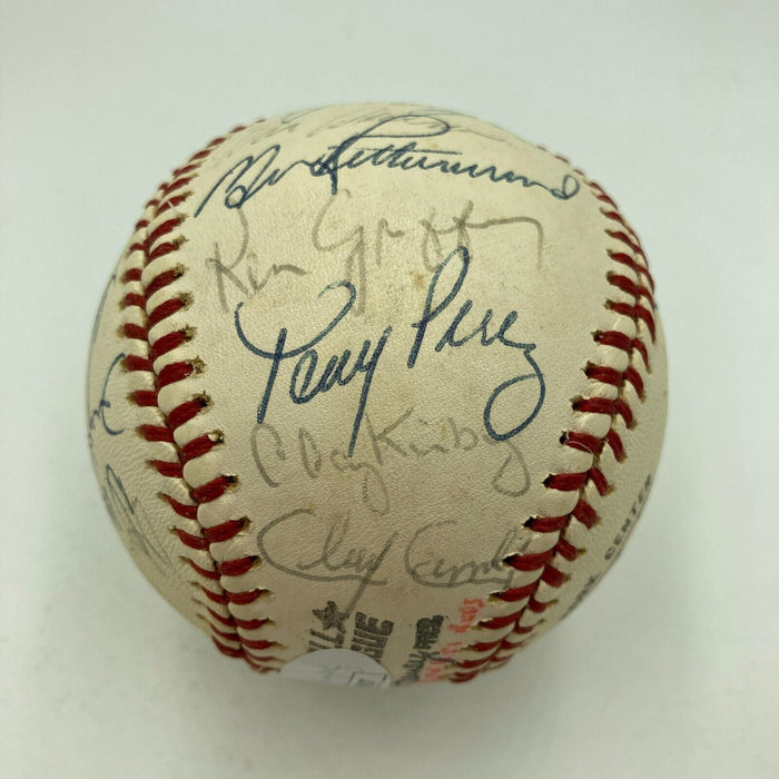 1975 Cincinnati Reds World Series Champs Team Signed Baseball JSA COA