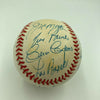 Extraordinary 500 Stolen Base Club Signed Baseball 15 Sigs Henderson Brock JSA