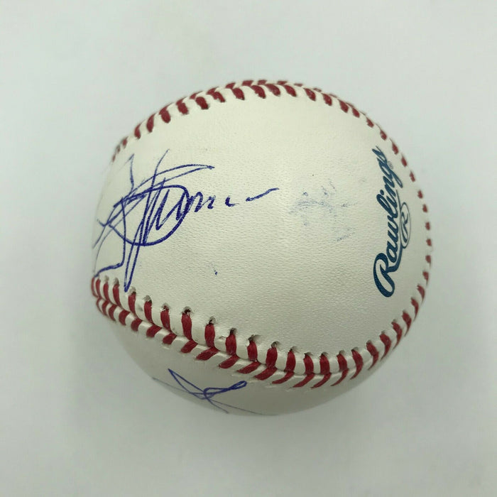 Kiss Complete Band Signed Baseball Gene Simmons Thayer Stanley Singer PSA DNA