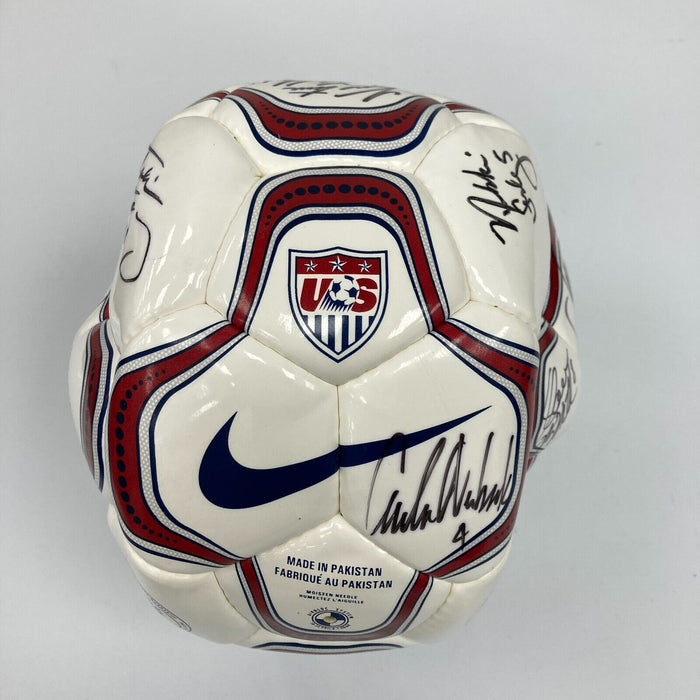 2000 U.S. Women's Team Signed Soccer Ball JSA COA 17 Sigs With Mia Hamm