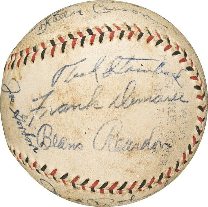 1934 Joe Dimaggio Pre Rookie Signed PCL Baseball With DIzzy Dean PSA DNA COA