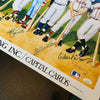 500 Home Run Club Signed Lithograph Mickey Mantle Willie Mays Hank Aaron JSA COA