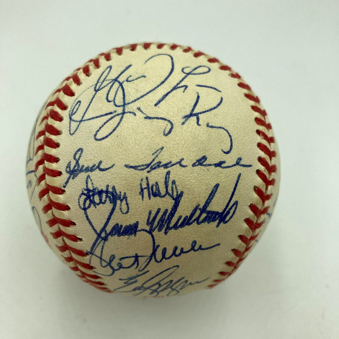 1992 Toronto Blue Jays World Series Champs Team Signed W.S. Baseball JSA COA