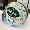 1969 New York Jets Super Bowl Champs Team Signed Authentic Helmet Steiner COA