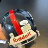 Amani Toomer Signed Authentic Riddell New York Giants Mini Helmet JSA COA