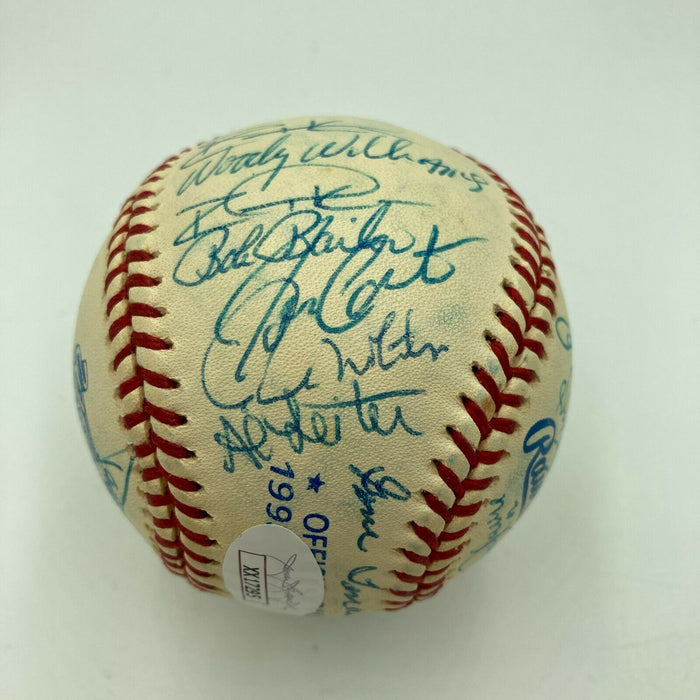 1993 Toronto Blue Jays World Series Champs Team Signed Baseball JSA COA