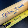 Mickey Mantle No. 7 Signed Autographed Cooperstown Hall Of Fame Bat JSA COA RARE