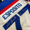 Phil Esposito 717 Goals Signed Authentic 1975-76 New York Rangers Jersey JSA