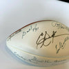 Jim Brown Emmitt Smith NFL Running Back Legends Signed Football JSA COA