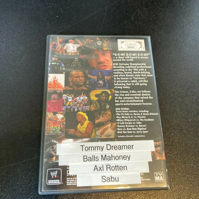 Tommy Dreamer Balls Mahoney Axl Rotten & Sabu Signed Wrestling DVD JSA COA