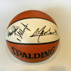 Hall Of Fame Multi Signed Basketball 11 Sigs James Worthy Parish Bing Greer JSA