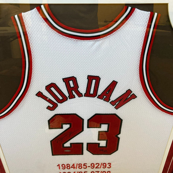 Michael Jordan Signed Chicago White Sox Jersey Upper Deck UDA COA