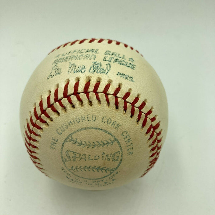 Lady Bird Johnson Single Signed Baseball Lyndon B. Johnson First Lady JSA COA