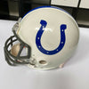 Johnny Unitas & Peyton Manning Signed Indianapolis Authentic Full Helmet JSA