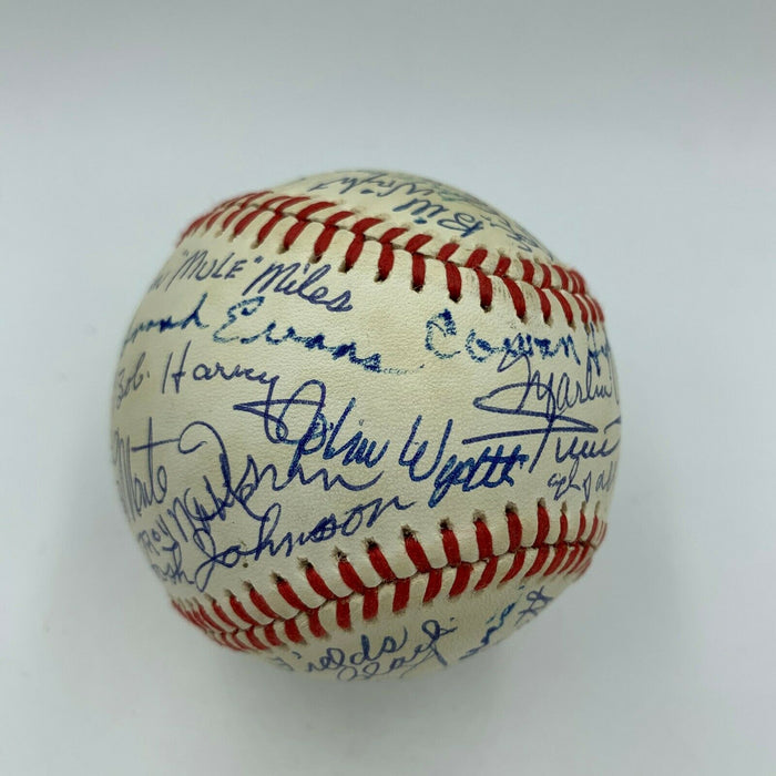 The Finest Negro League Signed Baseball Willie Mays Hank Aaron Ernie Banks JSA