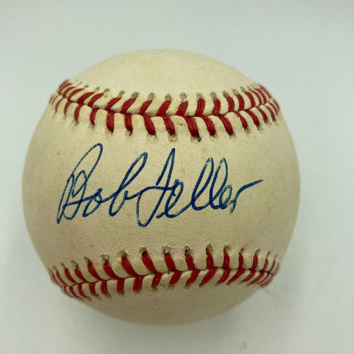 Bob Feller Signed Official American League Baseball JSA COA