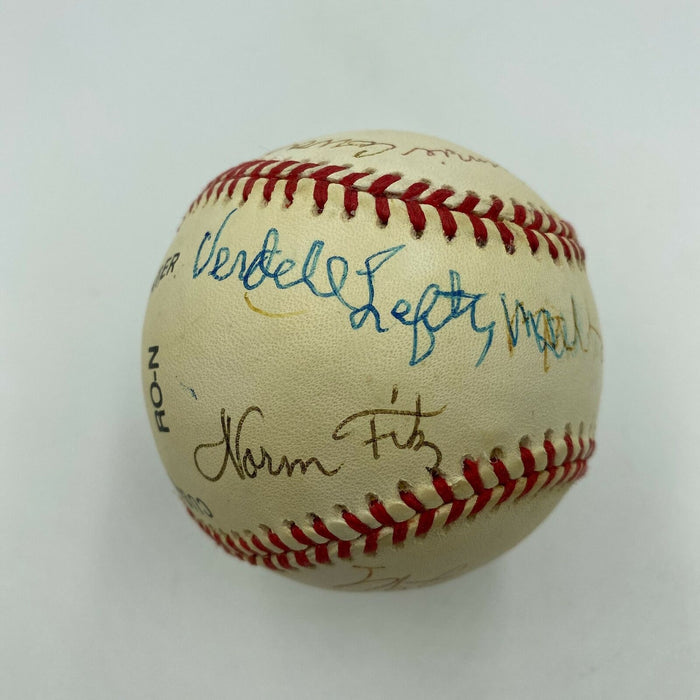 Negro League Hall Of Famers & Legends Multi Signed Baseball 11 Sigs JSA COA