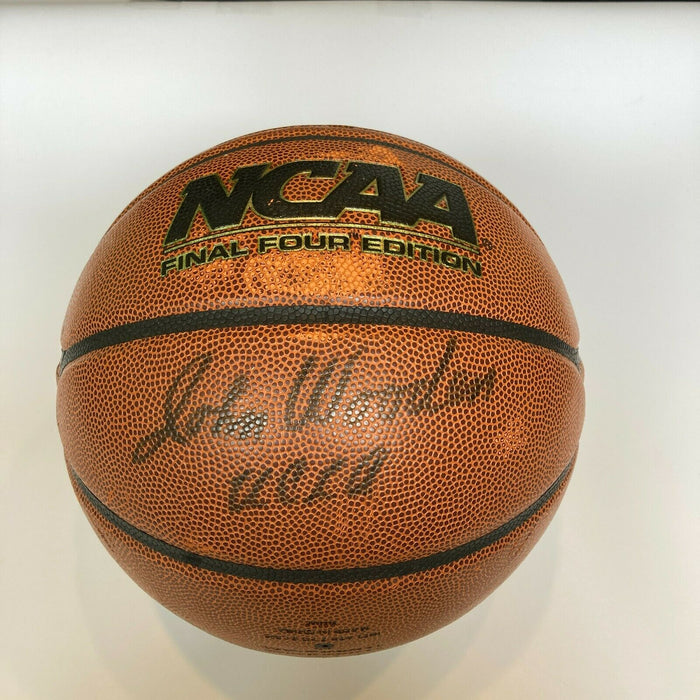 John Wooden UCLA Signed Wilson Official NCAA Basketball With JSA COA