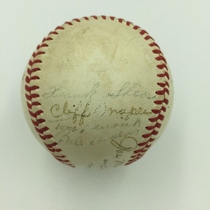 1947 New York Yankees World Series Champs Team Signed Baseball Joe Dimaggio PSA