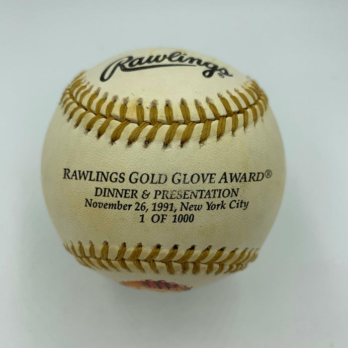 Gold Glove Winners Signed Baseball Don Mattingly Cal Ripken Jr Brooks Robinson