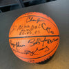 1982-83 Philadelphia 76ers NBA Champs Team Signed Spalding Basketball PSA DNA