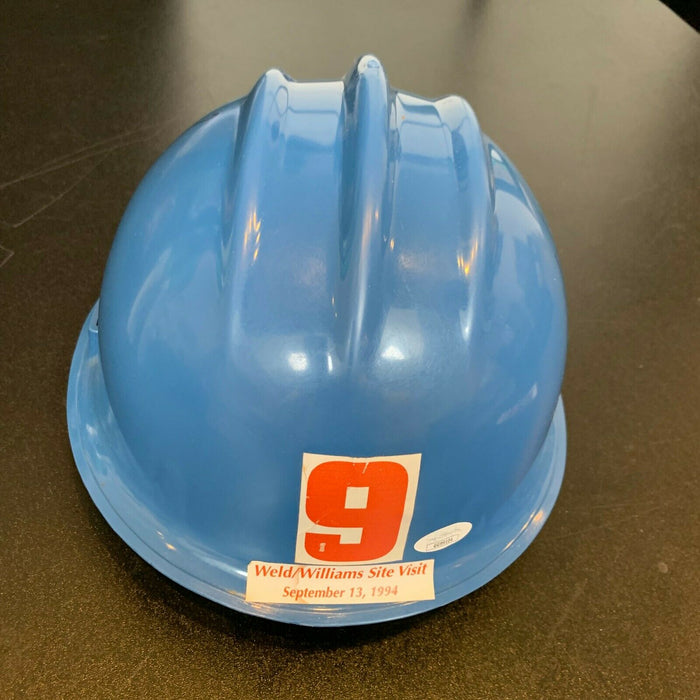Carl Yastrzemski Signed Fenway Park Ted Williams Tunnel Construction Helmet JSA