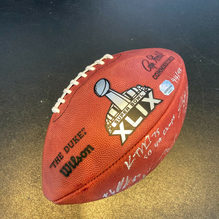 Tom Brady 2014 New England Patriots Super Bowl Champs Signed Football Fanatics