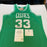 Larry Bird Signed 1985-86 Boston Celtics Game Model Jersey Upper Deck UDA COA