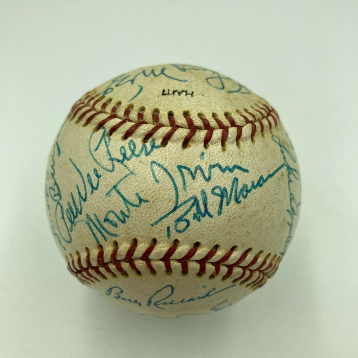 1973 MLB Alumni Hall Of Fame Multi Signed Baseball With Nellie Fox PSA DNA COA