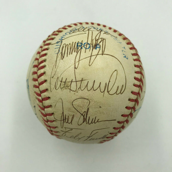 1988 Cleveland Indians Team Signed Official American League Baseball
