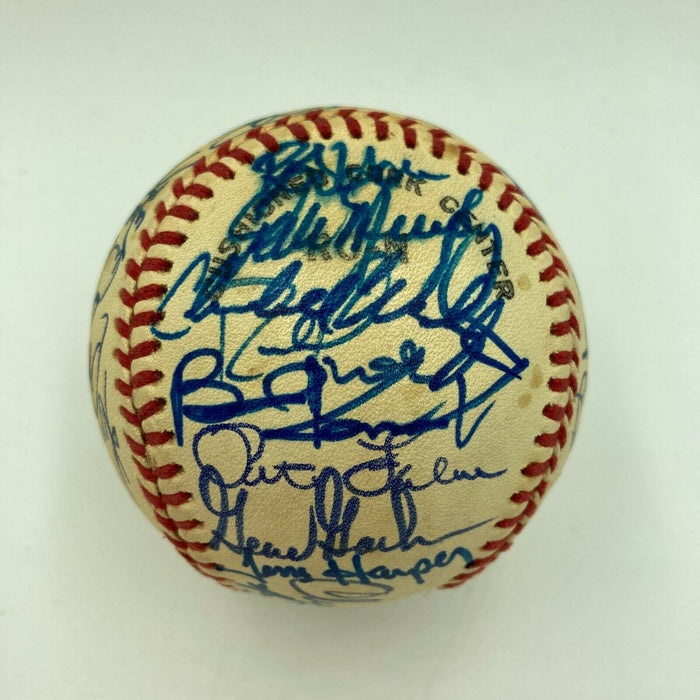 1987 Atlanta Braves Team Signed Autographed Official National League Baseball