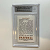 1951 Bowman Willie Mays Signed Autographed RP Rookie Card RC BGS Beckett