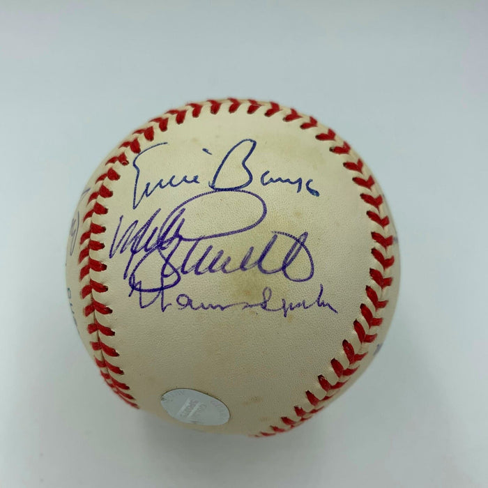 RARE All Century Team Signed Baseball Aaron Willie Mays Ernie Banks PSA DNA COA