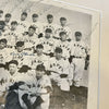 1933 New York Giants World Series Champs Team Signed Photo With Program Beckett