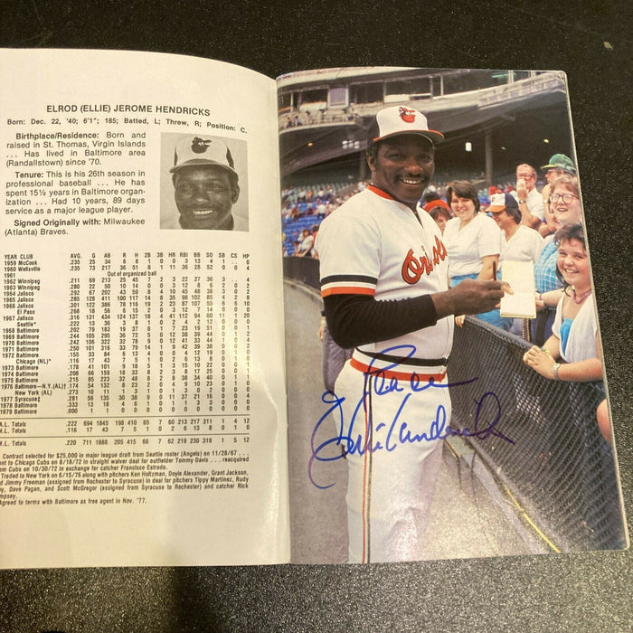 1985 Baltimore Orioles Team Signed Program With Cal Ripken Jr. JSA COA